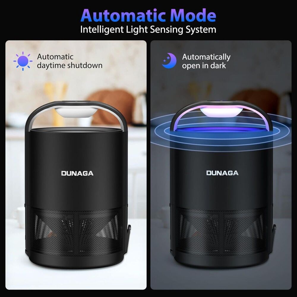 MOSQUITO  Zap T360 Pro Automatic Fruit Fly Trap Indoor - Black